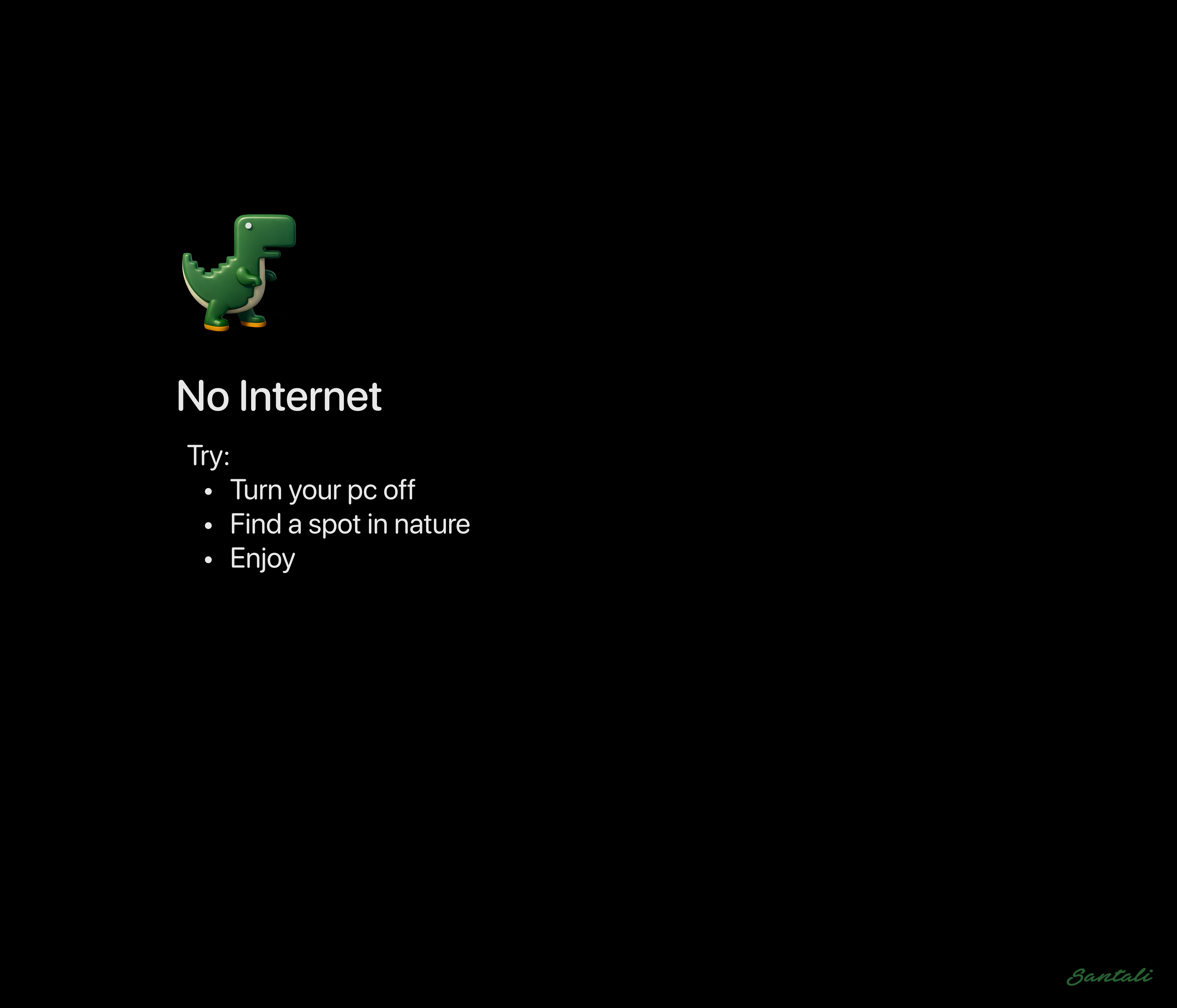 Glass GlideSurface — No Internet