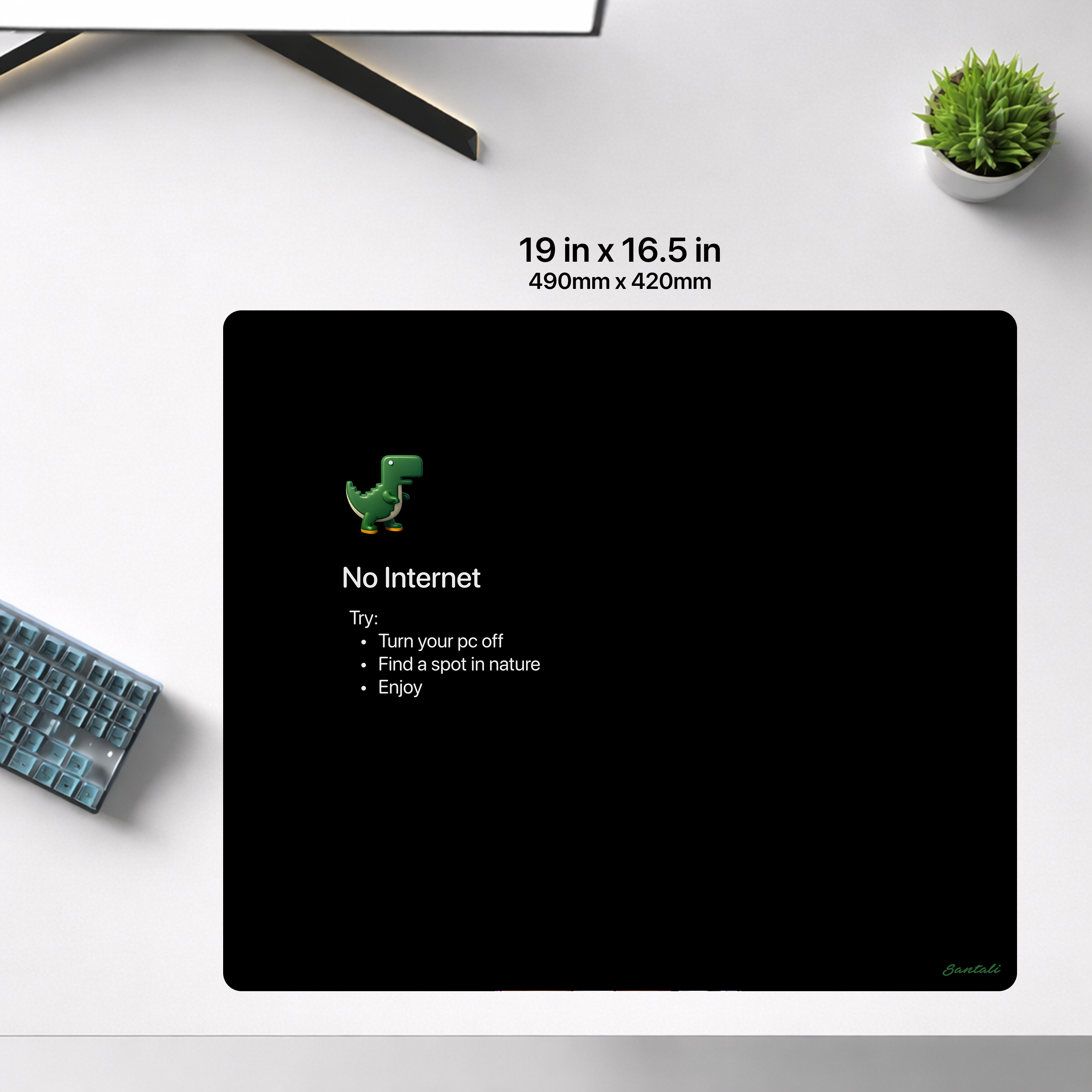 Glass GlideSurface — No Internet